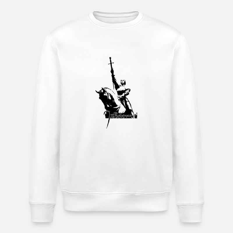 Jeanne d'Arc - Stanley/Stella Unisex Bio-Sweatshirt ROLLER - Weiß