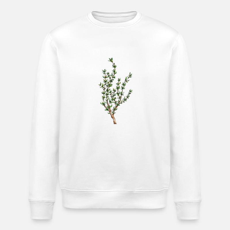 Thymian - Stanley/Stella Unisex Bio-Sweatshirt ROLLER - Weiß