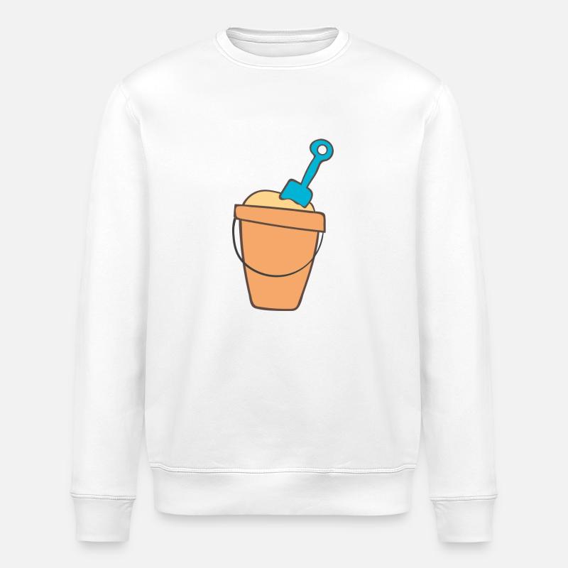 Sandkasten - Stanley/Stella Unisex Bio-Sweatshirt ROLLER - Weiß