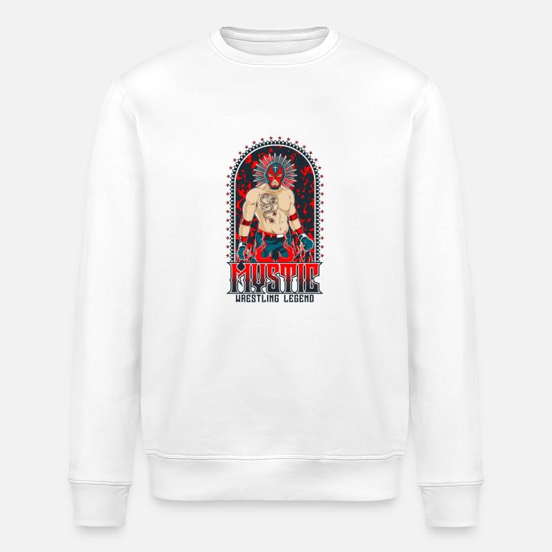 lutteurs - Sweat bio ROLLER Stanley/Stella Unisexe - blanc