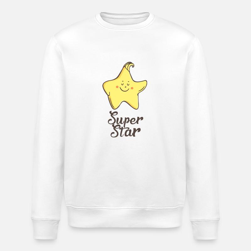 Star: Super star - Sweat bio ROLLER Stanley/Stella Unisexe - blanc