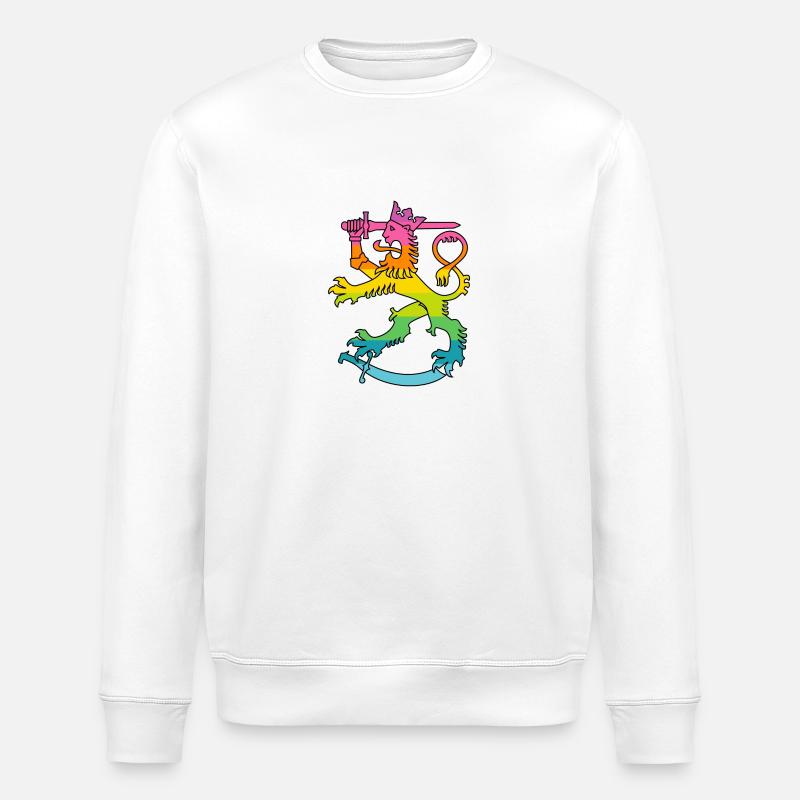 Lion de Suvakki - Sweat bio ROLLER Stanley/Stella Unisexe - blanc