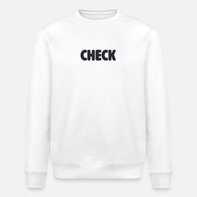 Checkst du? - Stanley/Stella Unisex Bio-Sweatshirt ROLLER - Weiß