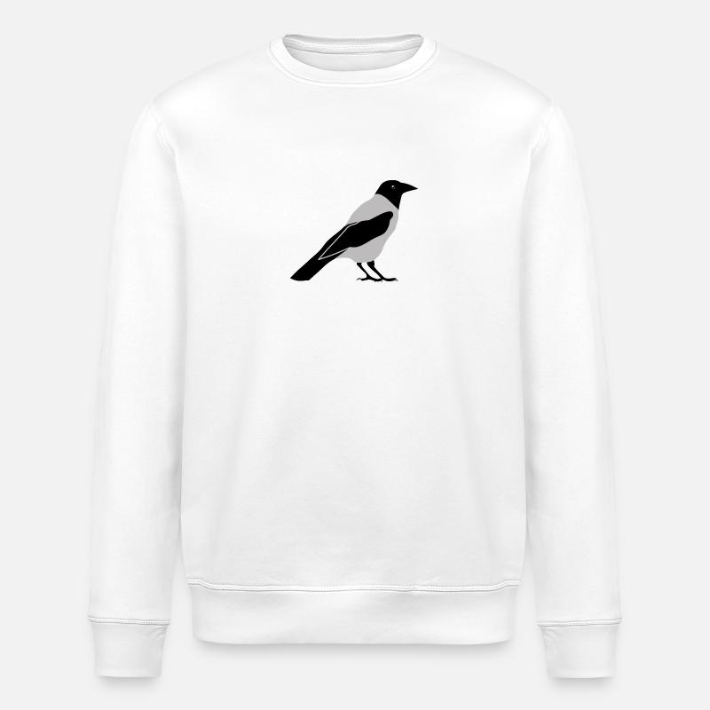 b i r d78 - Stanley/Stella ROLLER Unisex Organic Sweatshirt - white