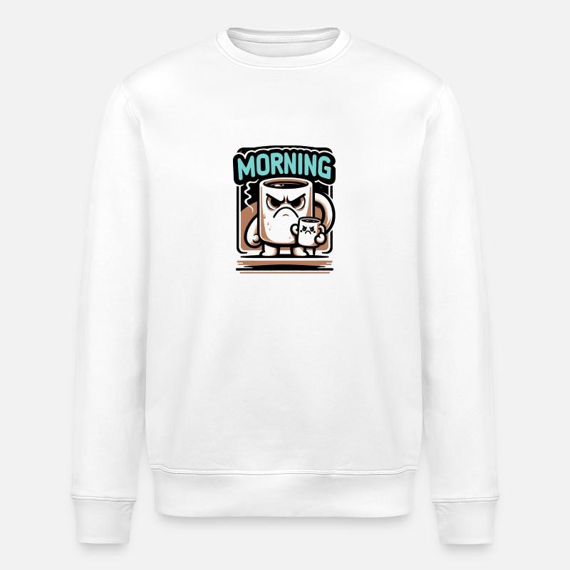 MORNING! - Stanley/Stella Unisex Bio-Sweatshirt ROLLER - Weiß