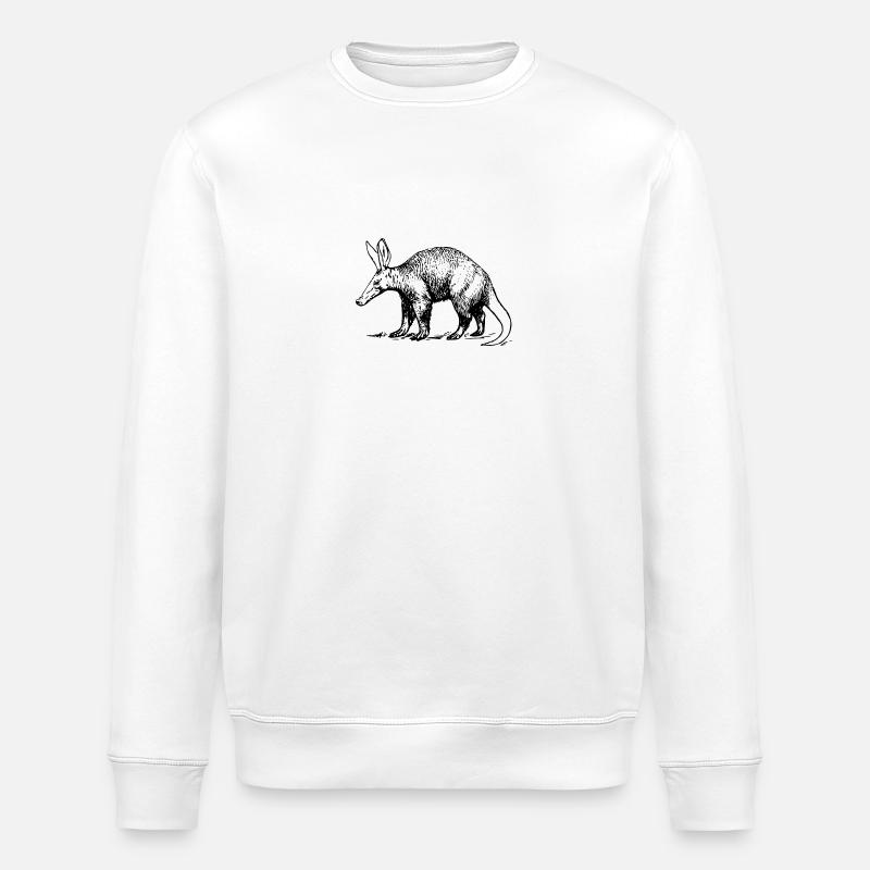 aardvark erdferkel3 - Stanley/Stella Unisex Bio-Sweatshirt ROLLER - Weiß