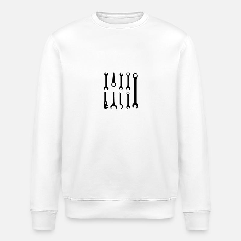 Werkzeug - Stanley/Stella Unisex Bio-Sweatshirt ROLLER - Weiß