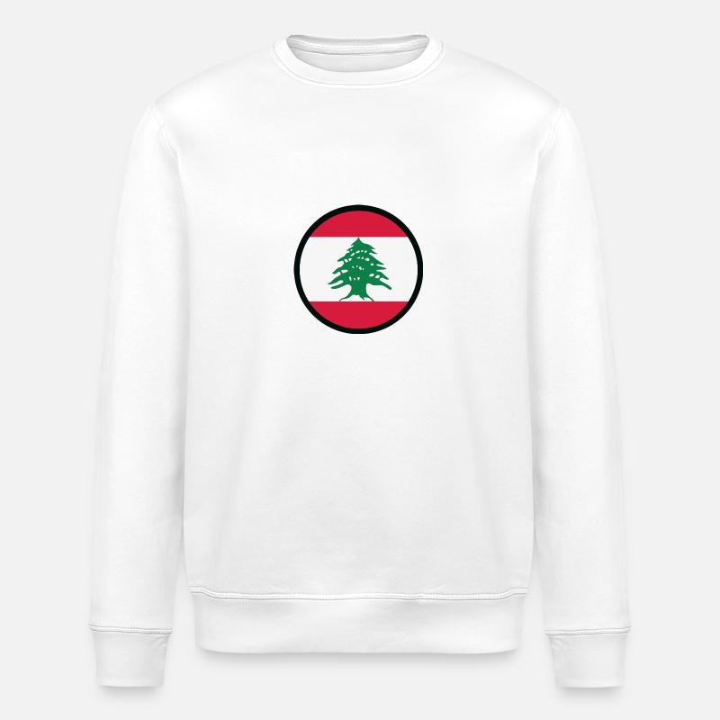 Im Zeichen des Libanon - Stanley/Stella Unisex Bio-Sweatshirt ROLLER - Weiß