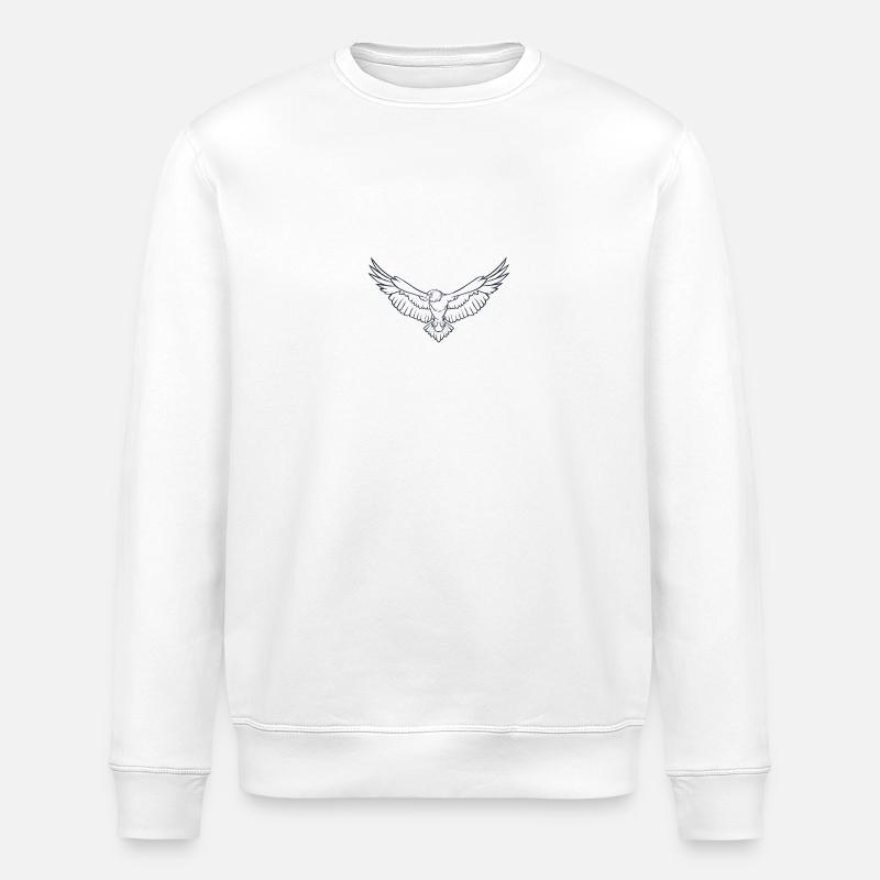 eagle58 - Stanley/Stella Unisex Bio-Sweatshirt ROLLER - Weiß