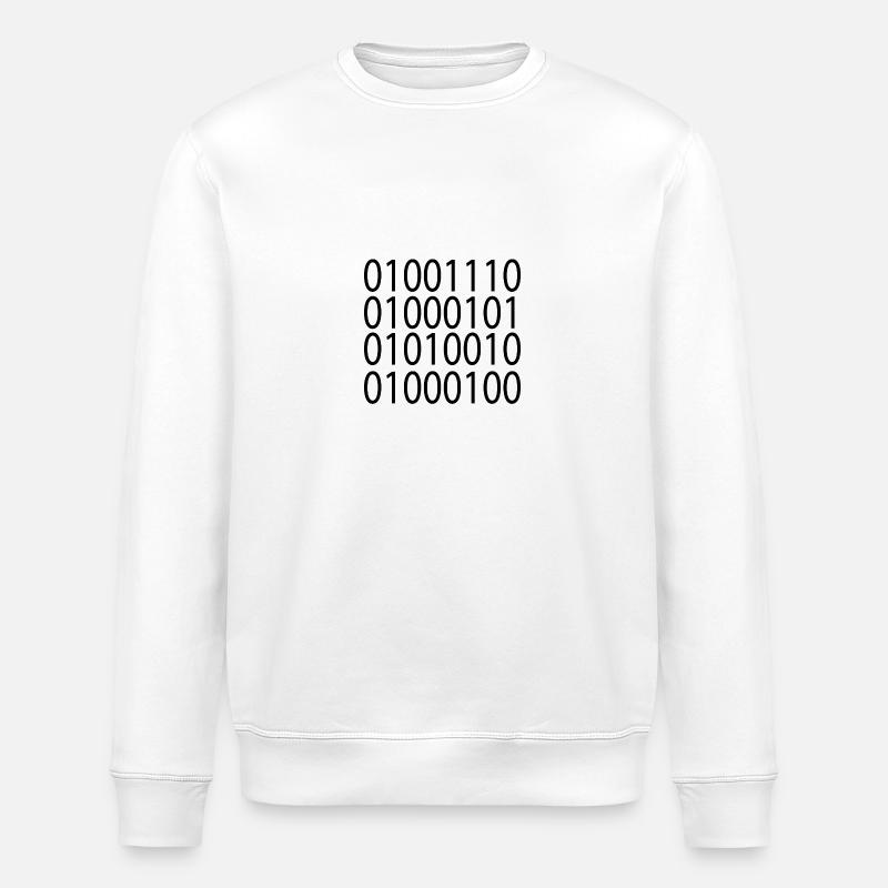 Nerd - Stanley/Stella Unisex Bio-Sweatshirt ROLLER - Weiß