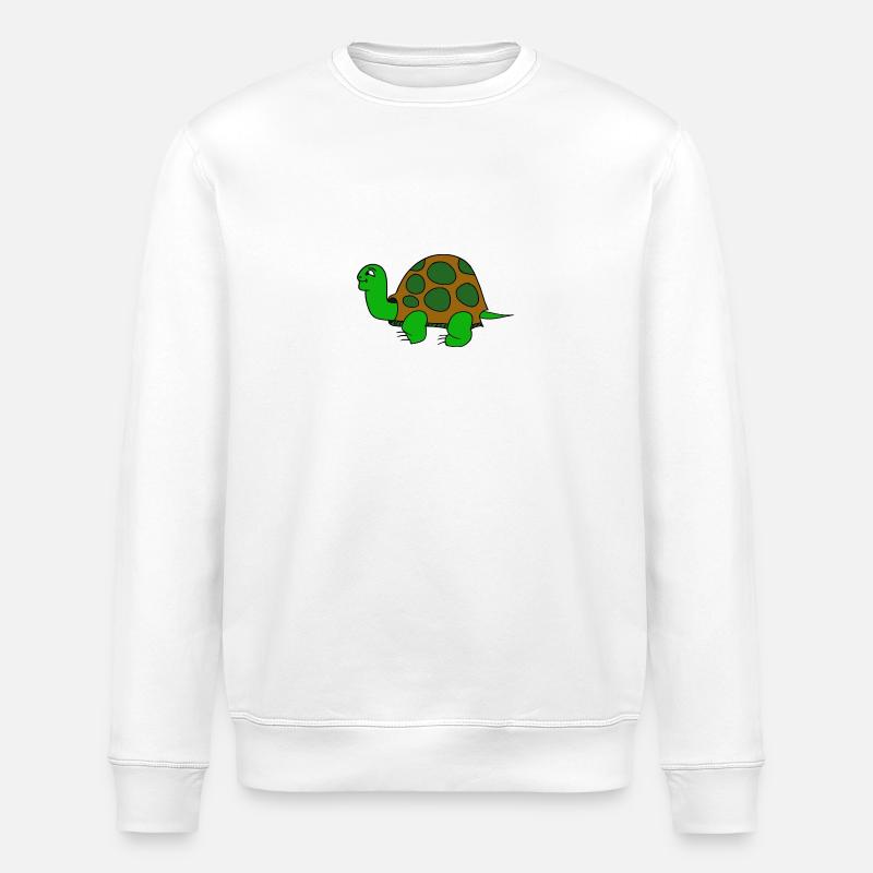 sea turtle tortoise schildkroete15 - Stanley/Stella Unisex Bio-Sweatshirt ROLLER - Weiß