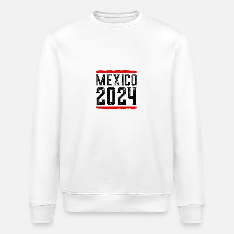 Mexiko 2024 - Stanley/Stella Unisex Bio-Sweatshirt ROLLER - Weiß