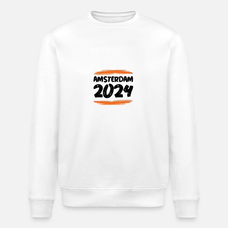 Amsterdam 2024 - Stanley/Stella Unisex Bio-Sweatshirt ROLLER - Weiß