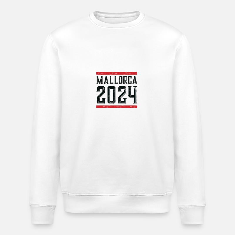 Mallorca 2024 - Stanley/Stella ROLLER Unisex Organic Sweatshirt - white