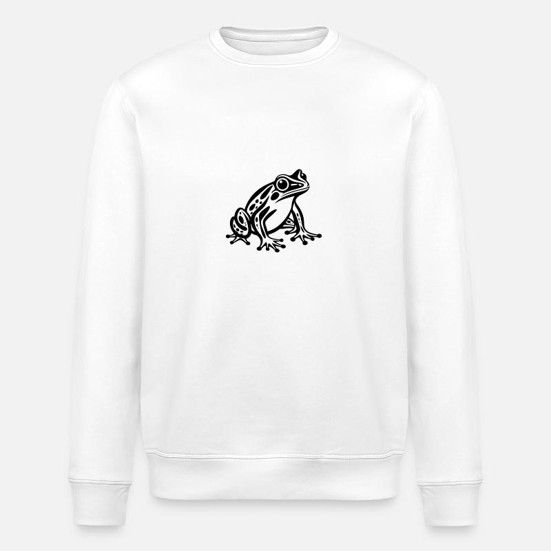 Frosch Tier - Stanley/Stella Unisex Bio-Sweatshirt ROLLER - Weiß
