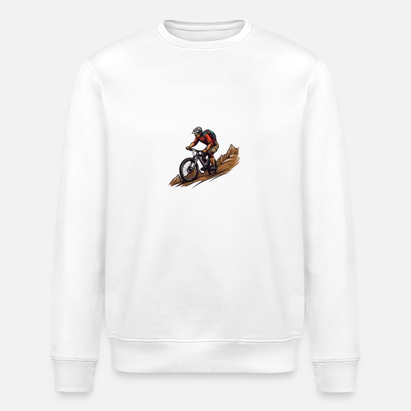 Sports de VTT - Sweat bio ROLLER Stanley/Stella Unisexe - blanc