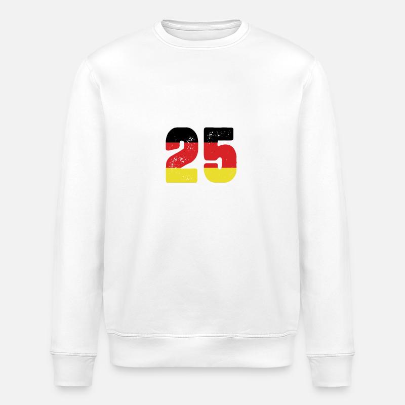 Maillot 25 numéros Allemagne - Sweat bio ROLLER Stanley/Stella Unisexe - blanc