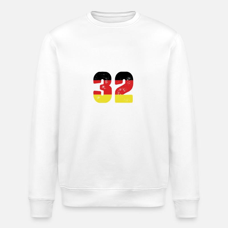 Maillot 32 numéros Allemagne - Sweat bio ROLLER Stanley/Stella Unisexe - blanc
