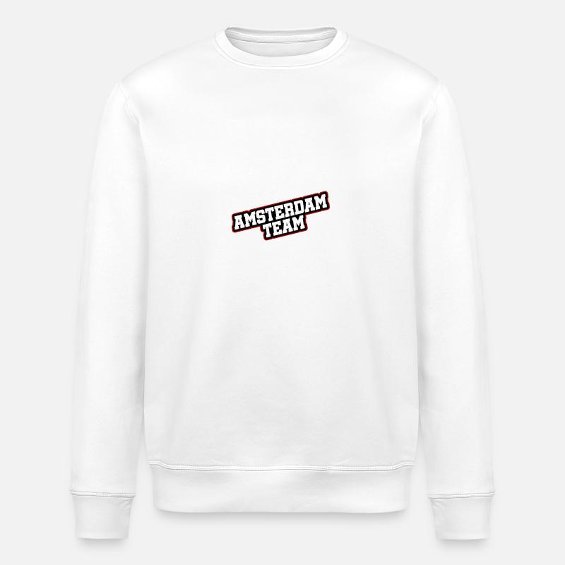 Amsterdam Team - Stanley/Stella Unisex Bio-Sweatshirt ROLLER - Weiß