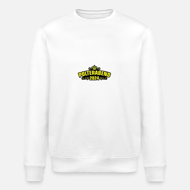Polterabend 2024 - Stanley/Stella Unisex Bio-Sweatshirt ROLLER - Weiß