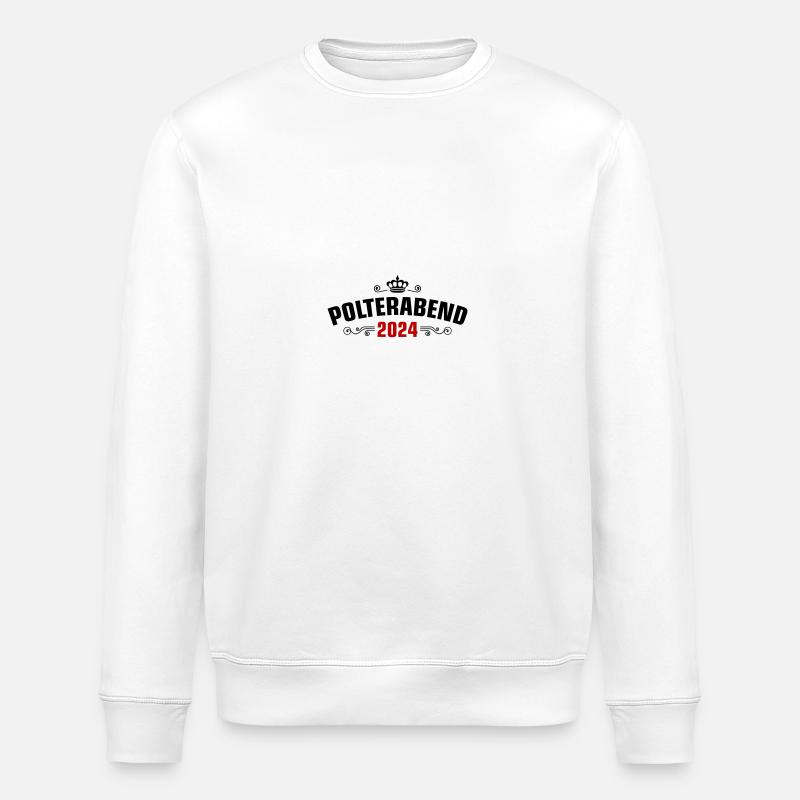 Polterabend 2024 - Stanley/Stella Unisex Bio-Sweatshirt ROLLER - Weiß