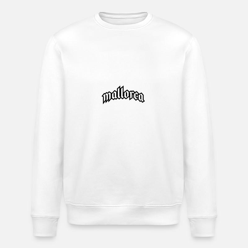 Mallorca Schrift - Stanley/Stella Unisex Bio-Sweatshirt ROLLER - Weiß