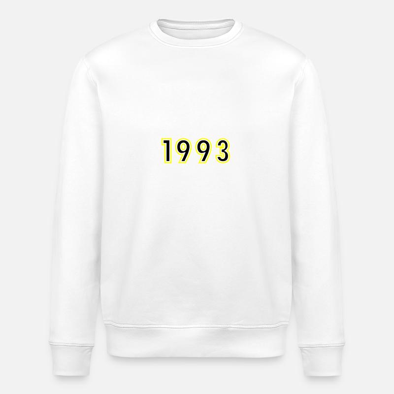 1993 Année Anniversaire - Sweat bio ROLLER Stanley/Stella Unisexe - blanc