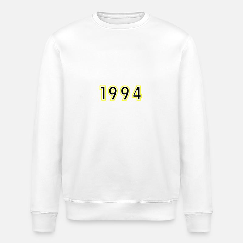 1994 Année Anniversaire - Sweat bio ROLLER Stanley/Stella Unisexe - blanc