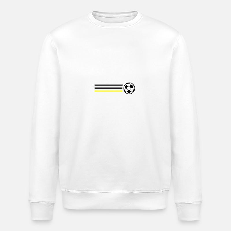 Soccer Symbol Germany - Stanley/Stella ROLLER Unisex Organic Sweatshirt - white