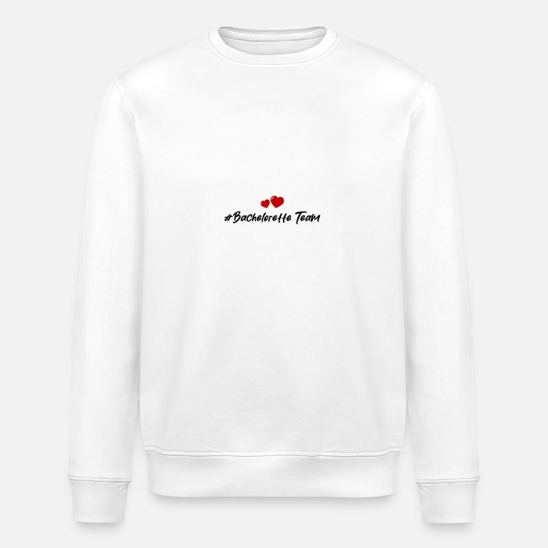 bachelorette team herz - Stanley/Stella Unisex Bio-Sweatshirt ROLLER - Weiß