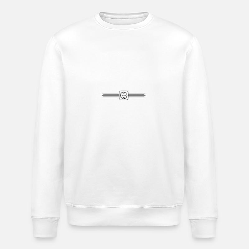 Socket Element Symbol - Stanley/Stella ROLLER Unisex Organic Sweatshirt - white