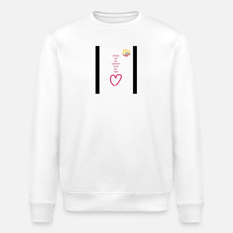 Urlaub - Stanley/Stella Unisex Bio-Sweatshirt ROLLER - Weiß