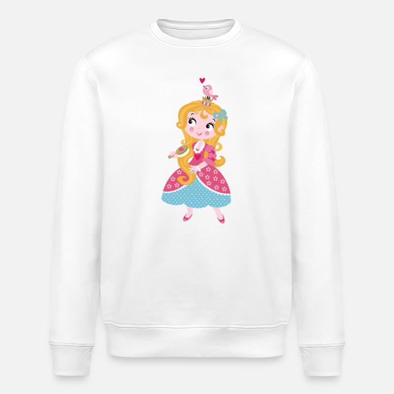 Princesse mignonne - Sweat bio ROLLER Stanley/Stella Unisexe - blanc