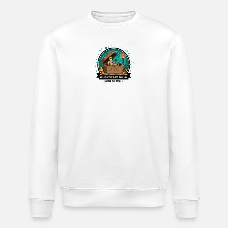 La Tombe du Pharaon 8-Bit - Sweat bio ROLLER Stanley/Stella Unisexe - blanc