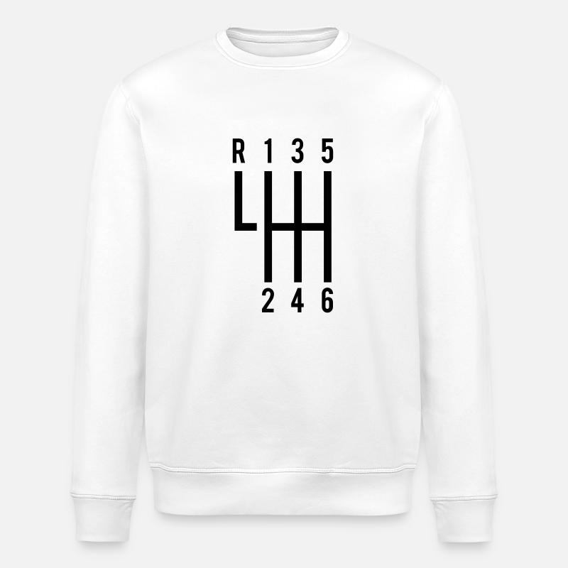 Boîte manuelle - Sweat bio ROLLER Stanley/Stella Unisexe - blanc