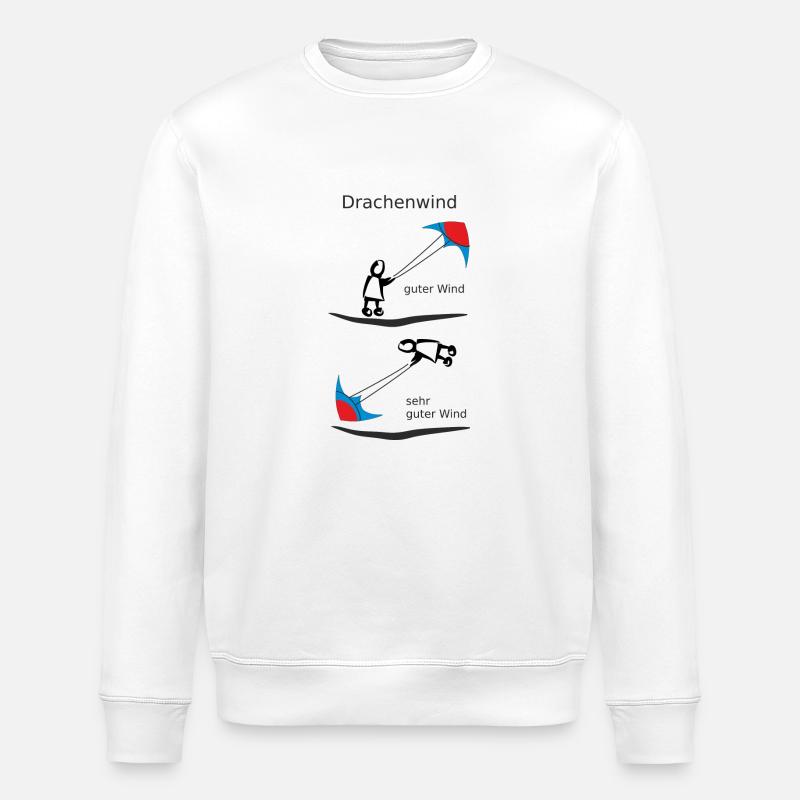 Drachenwind - Stanley/Stella Unisex Bio-Sweatshirt ROLLER - Weiß