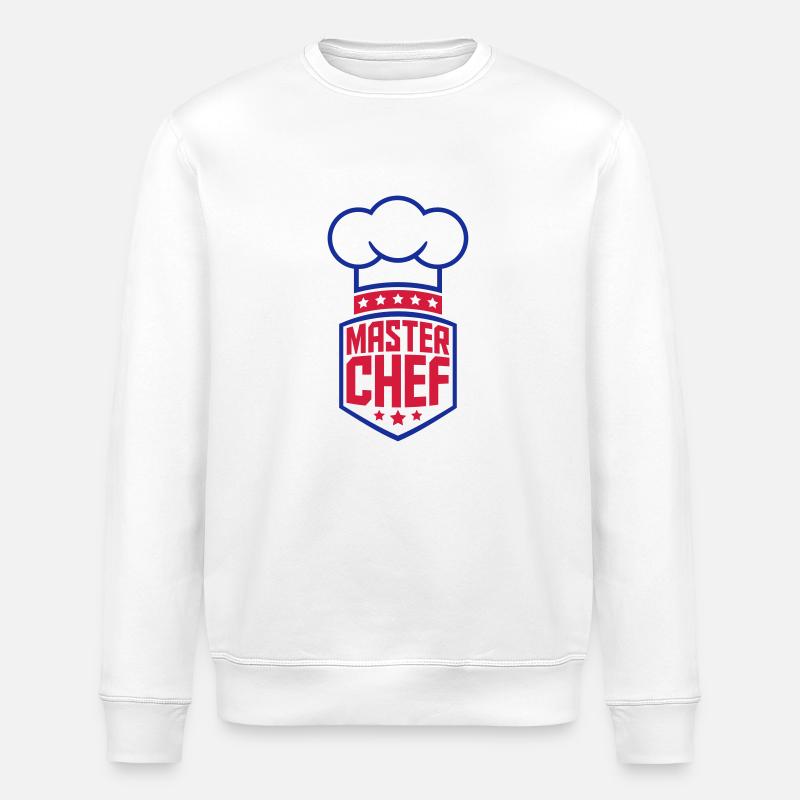 Logo Master Star Chef cool - Sweat bio ROLLER Stanley/Stella Unisexe - blanc