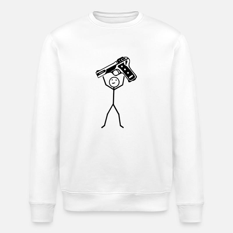 Pistole - Stanley/Stella Unisex Bio-Sweatshirt ROLLER - Weiß