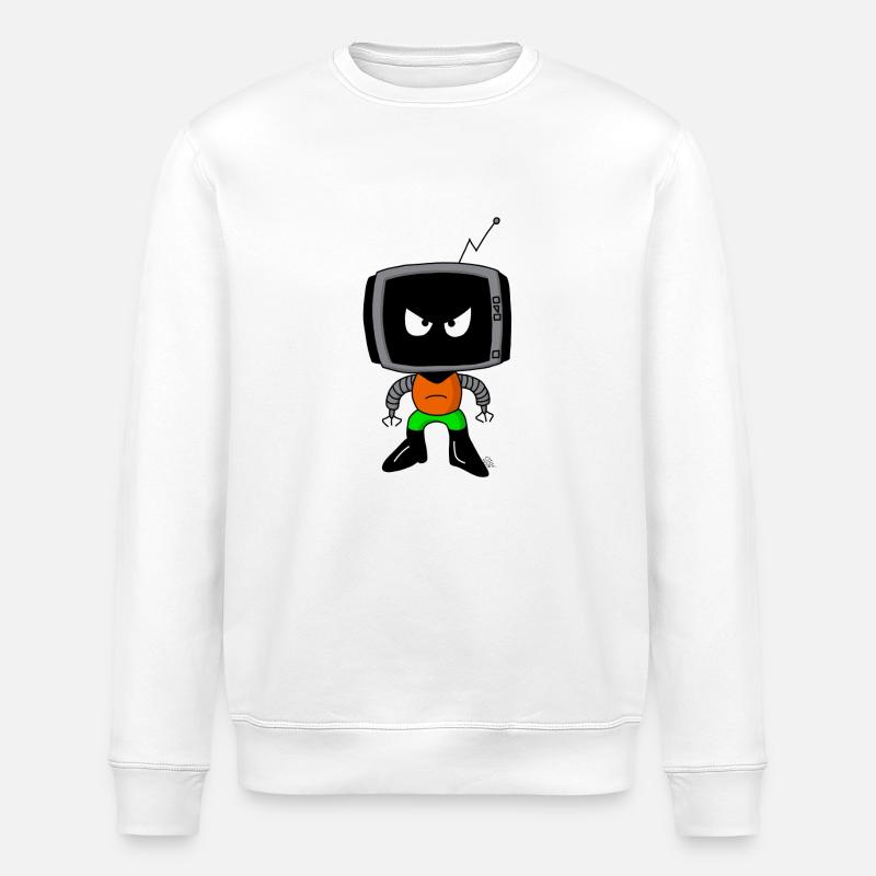 Sly Robot - Stanley/Stella Unisex Bio-Sweatshirt ROLLER - Weiß