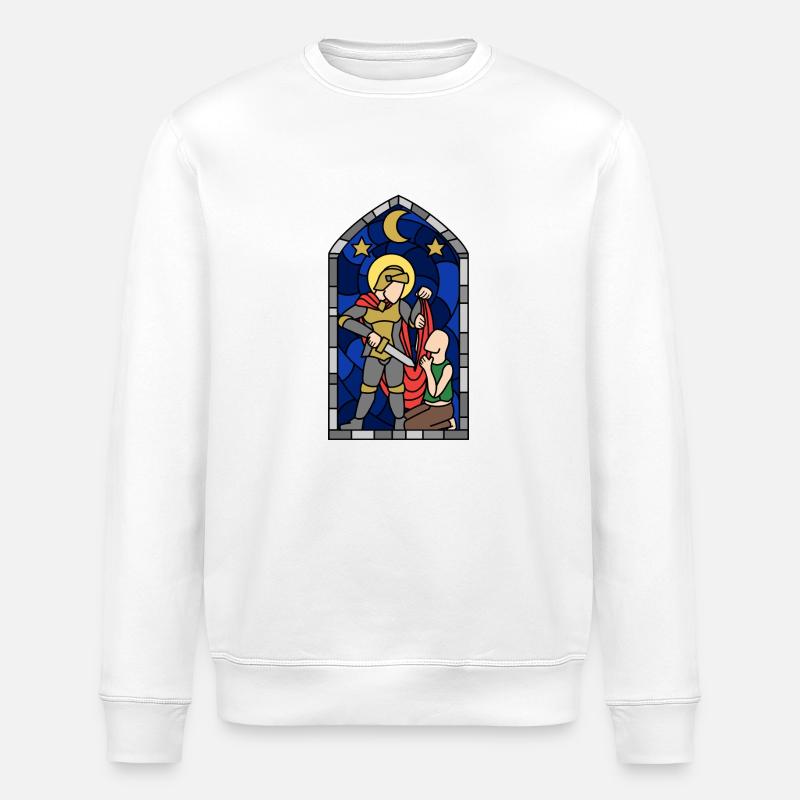 Sankt Martin - Stanley/Stella Unisex Bio-Sweatshirt ROLLER - Weiß
