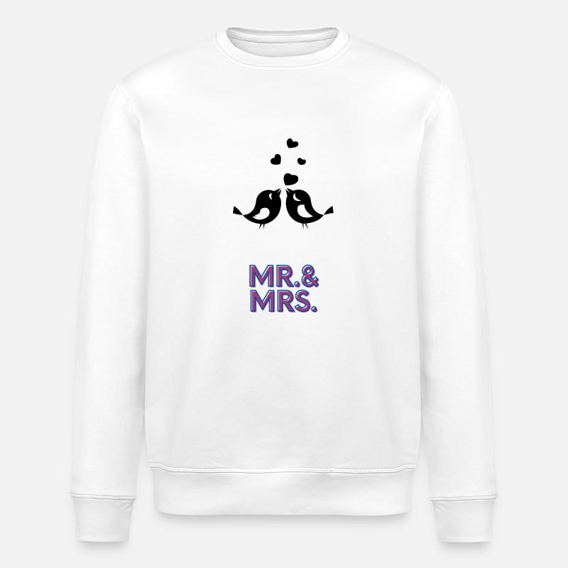 Verheratet - Stanley/Stella Unisex Bio-Sweatshirt ROLLER - Weiß