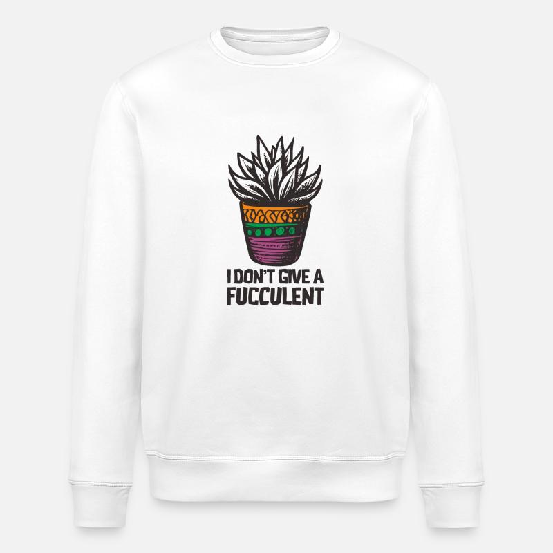 Fucculant - Sweat bio ROLLER Stanley/Stella Unisexe - blanc