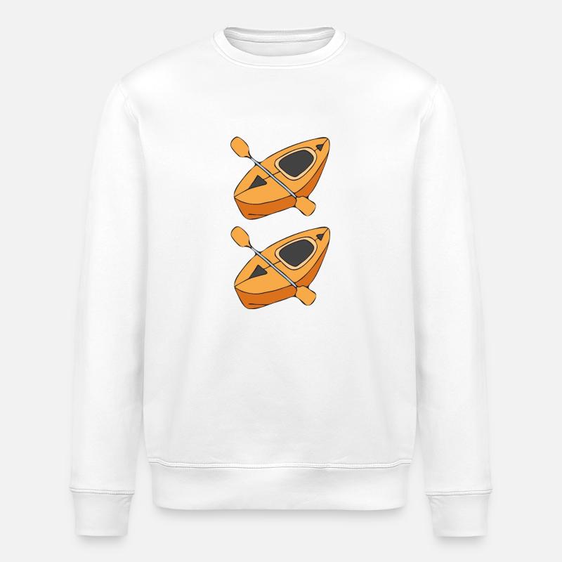 kayak doppelt - Stanley/Stella Unisex Bio-Sweatshirt ROLLER - Weiß