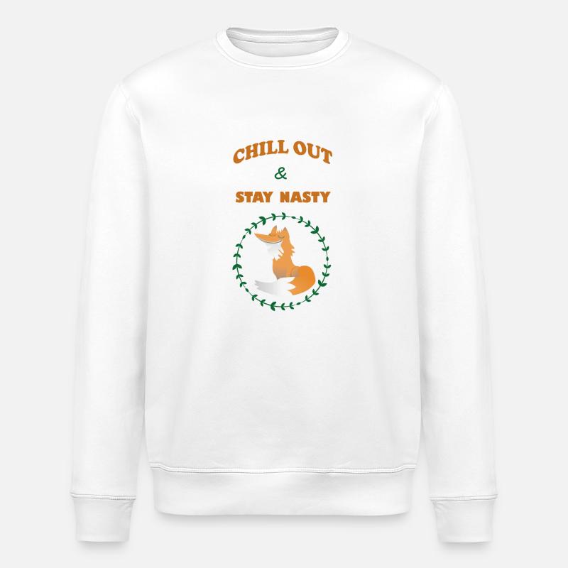 Chill out - Stanley/Stella Unisex Bio-Sweatshirt ROLLER - Weiß