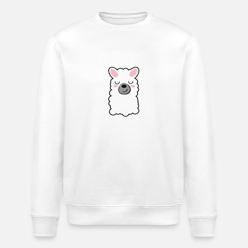 Lama - Stanley/Stella Unisex Bio-Sweatshirt ROLLER - Weiß