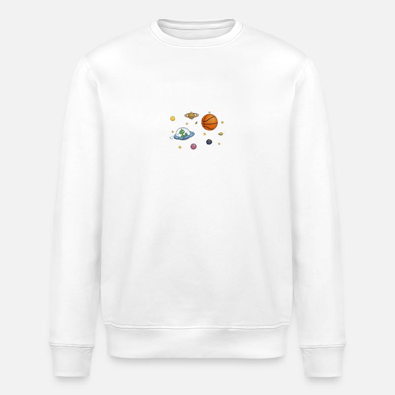 Bb Alien - Stanley/Stella ROLLER Unisex Organic Sweatshirt - white