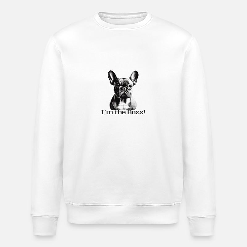 Dogge - Stanley/Stella Unisex Bio-Sweatshirt ROLLER - Weiß