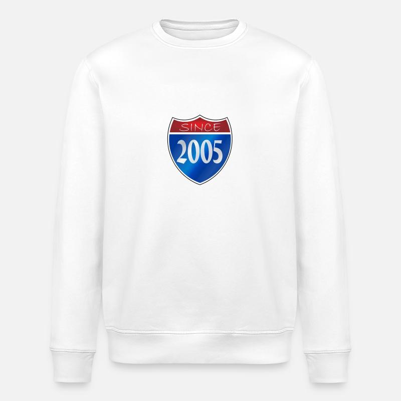 Since 2005 - Stanley/Stella Unisex Bio-Sweatshirt ROLLER - Weiß