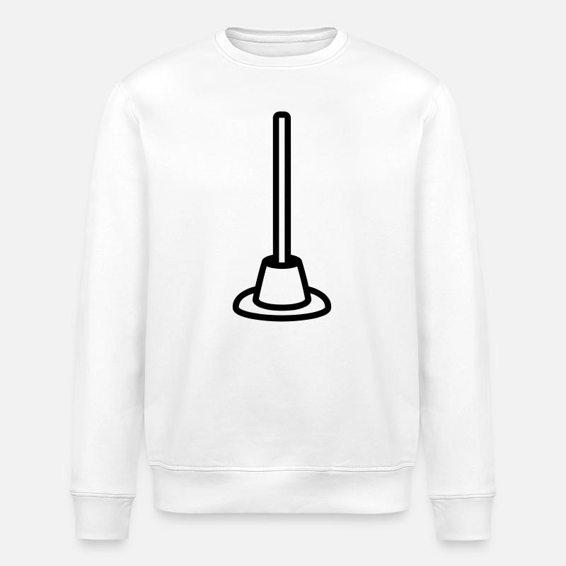 suction cup - Stanley/Stella ROLLER Unisex Organic Sweatshirt - white