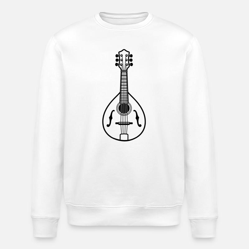 Mandoline - Stanley/Stella Unisex Bio-Sweatshirt ROLLER - Weiß
